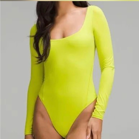 lululemon athletica Tops - lululemon NWT square Nulu Bodysuit XS